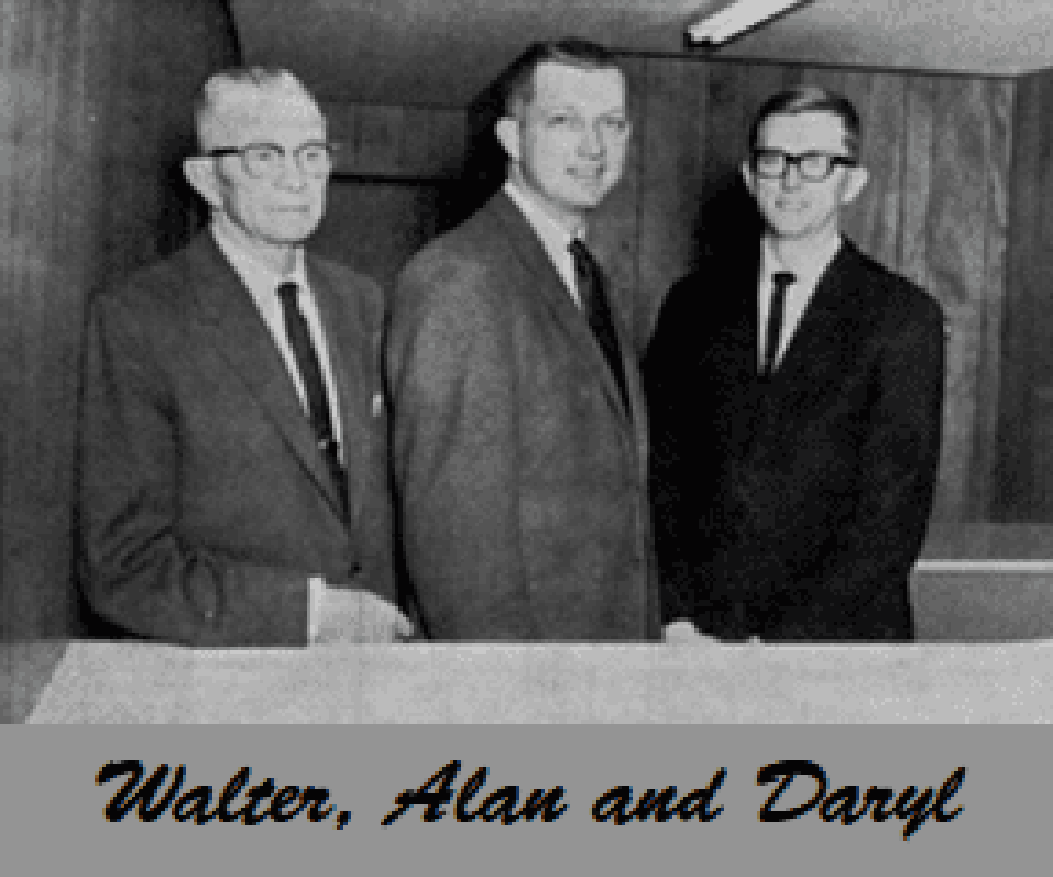 About Our Agency - Old Photograph of Walter, Alan, and Daryl